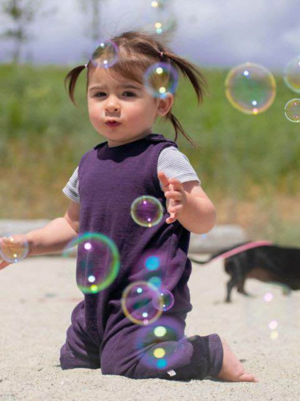 TK Clothing 100% merino wool in iris purple size 2T / 3T